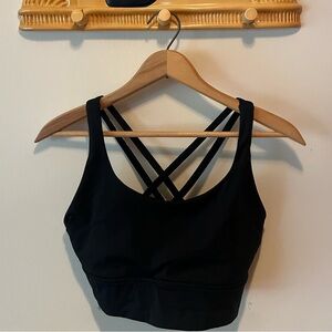 lululemon athletica Black Sports Bra Top